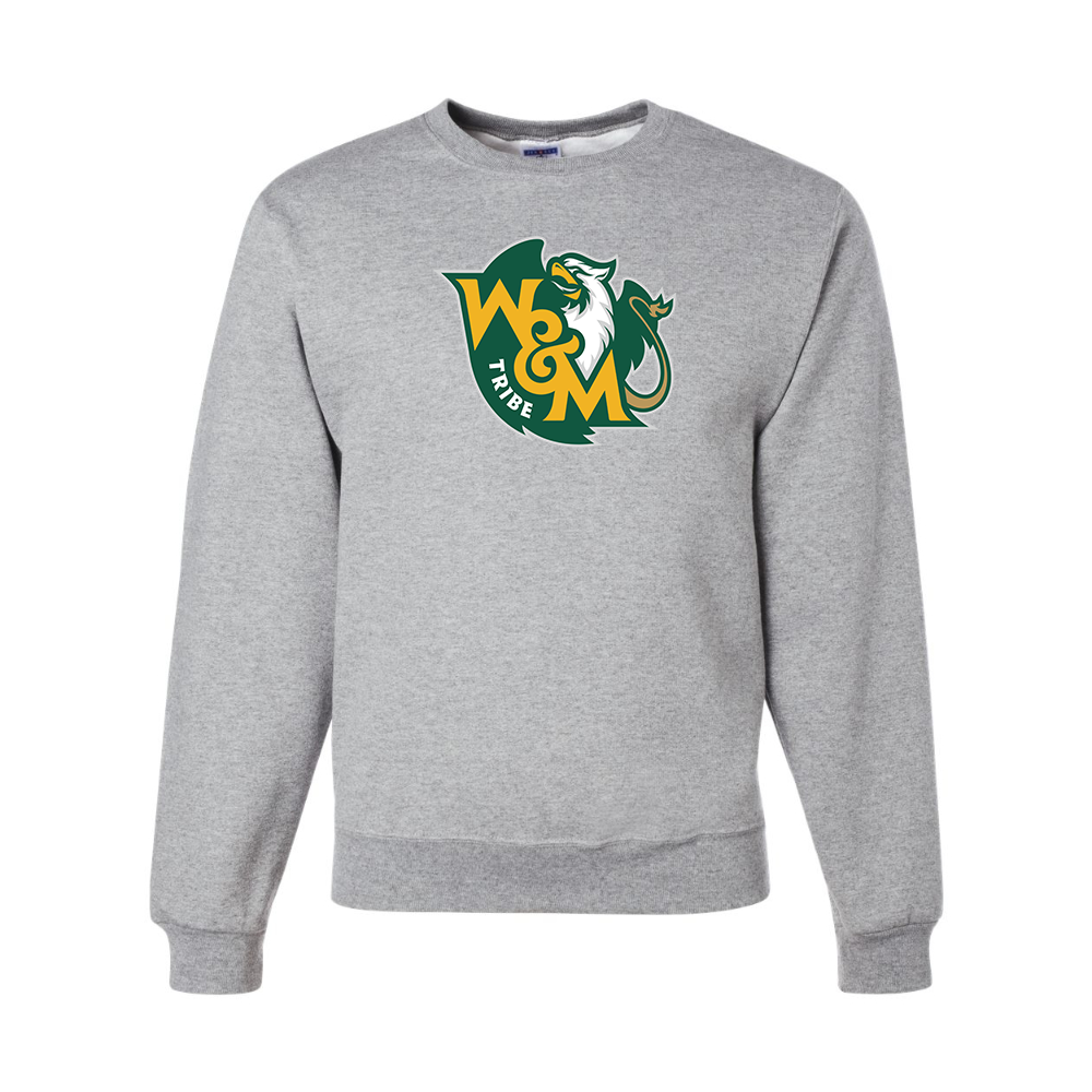 Men's William and Mary Tribe   JERZEES NuBlend Crewneck Sweatshirt